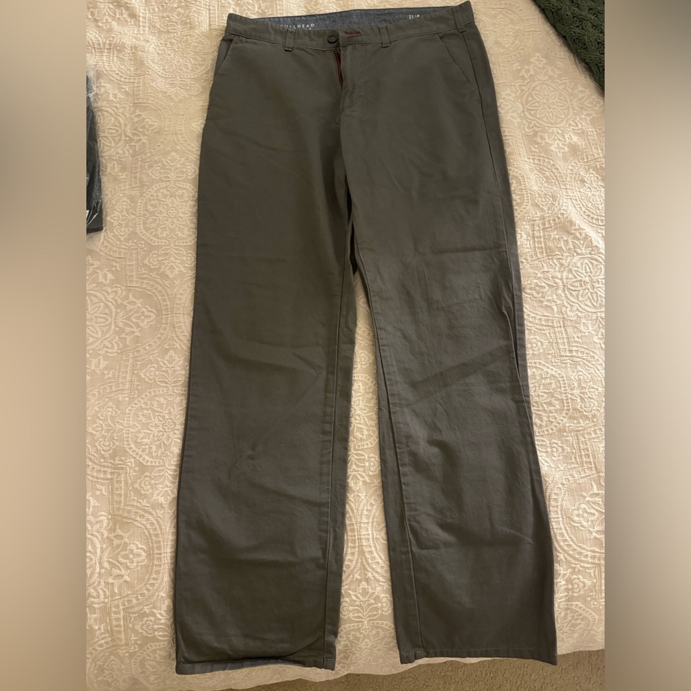 Men's Slim Dark Gray Pants